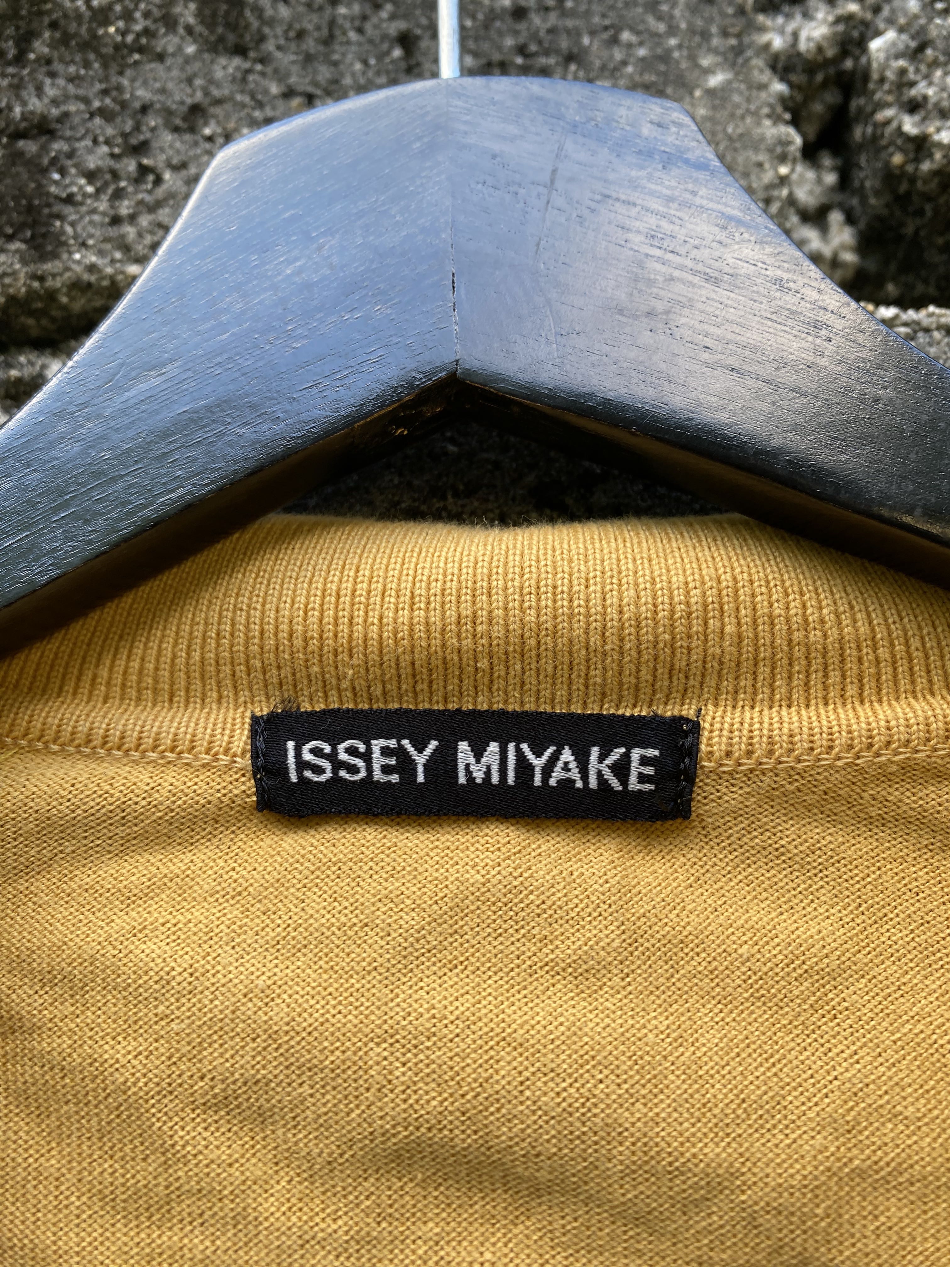 Vintage 80s Issey Miyake Collar Sweatshirt - 6