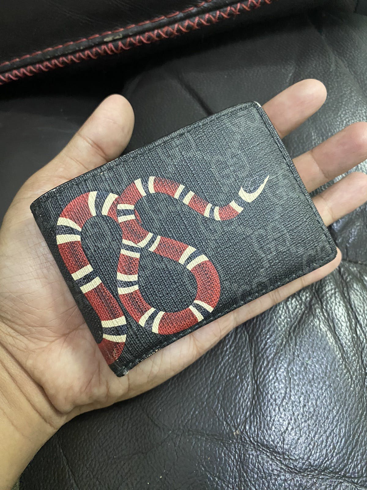 Authentic Gucci Snake Wallet - 1