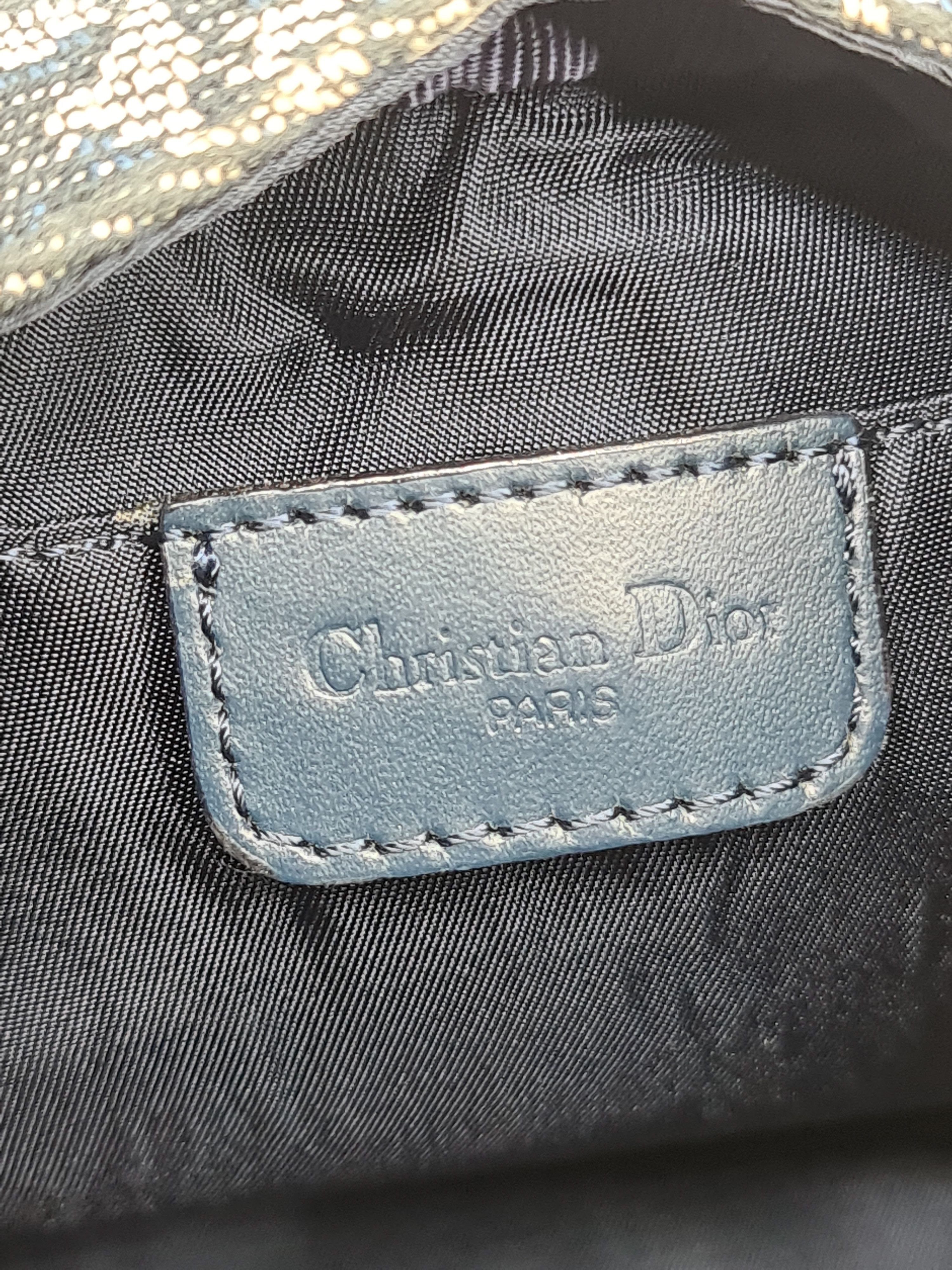 Christian Dior Oblique Trotter Mini Hand Bag - 12