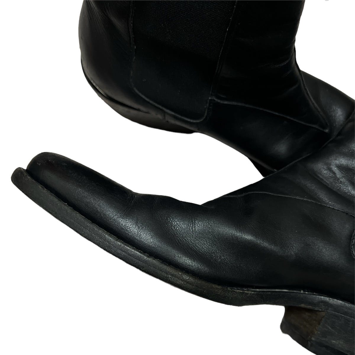 SS04 Helmut Lang Steel Cuban Heel Chelsea boots - 15