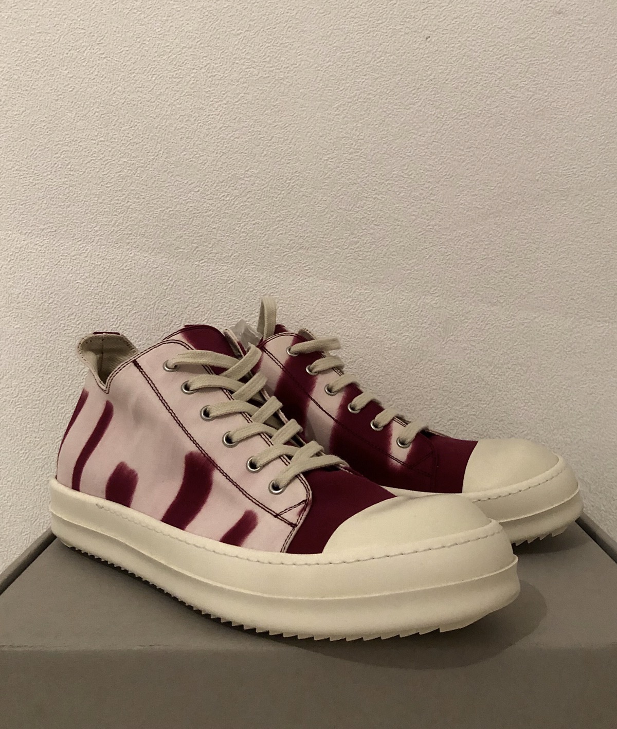 Rick Owens NEW VOMIT RAMONES LOW DRKSHDW RARE | _edward808