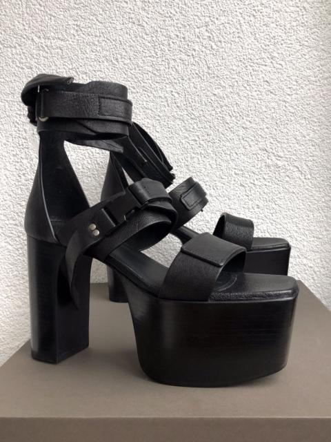 Rick Owens NEW  KISS SPIKE TECUATL SANDALS HEELS CARTI TYRONE RARE 40