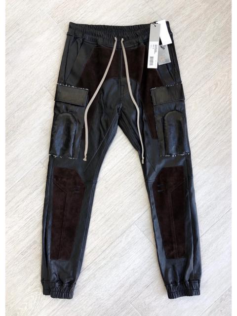 Rick Owens NEW FW FULL LEATHER RUNWAY CARGO PANTS LARRY ASAP TRAVIS 54