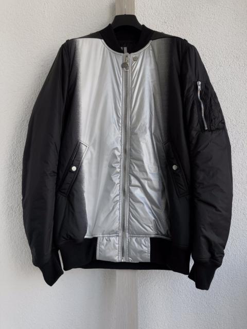 Rick Owens NEW  GRADIENT DEGRADE EFFECT FLIGHT JACKET LARRY CARTI sz54