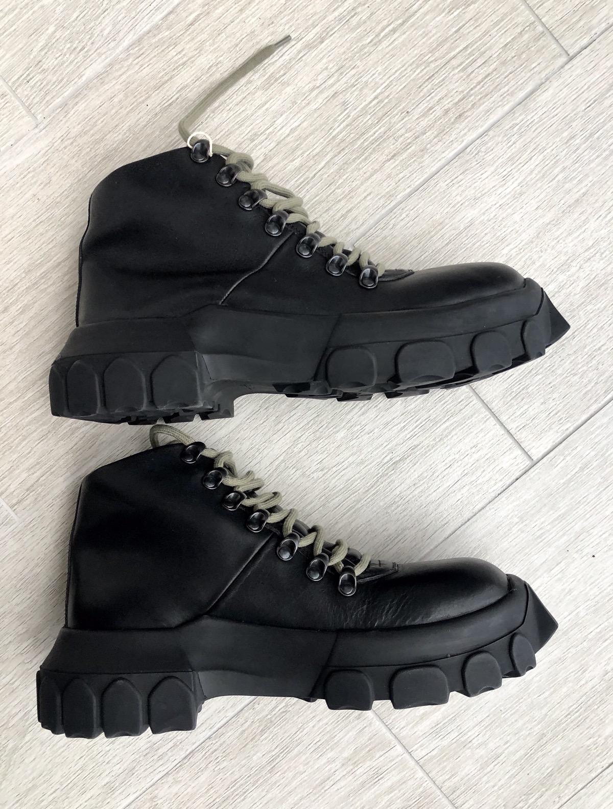 Rick Owens NEW HIKER TRACTOR BOZO BOOT CARTI LARRY SIZE 41 | _edward808 |  REVERSIBLE