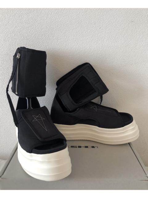 Rick Owens NEW  DOUBLE BUMPER CARGO PENTAGRAM VICIOUS SANDALS