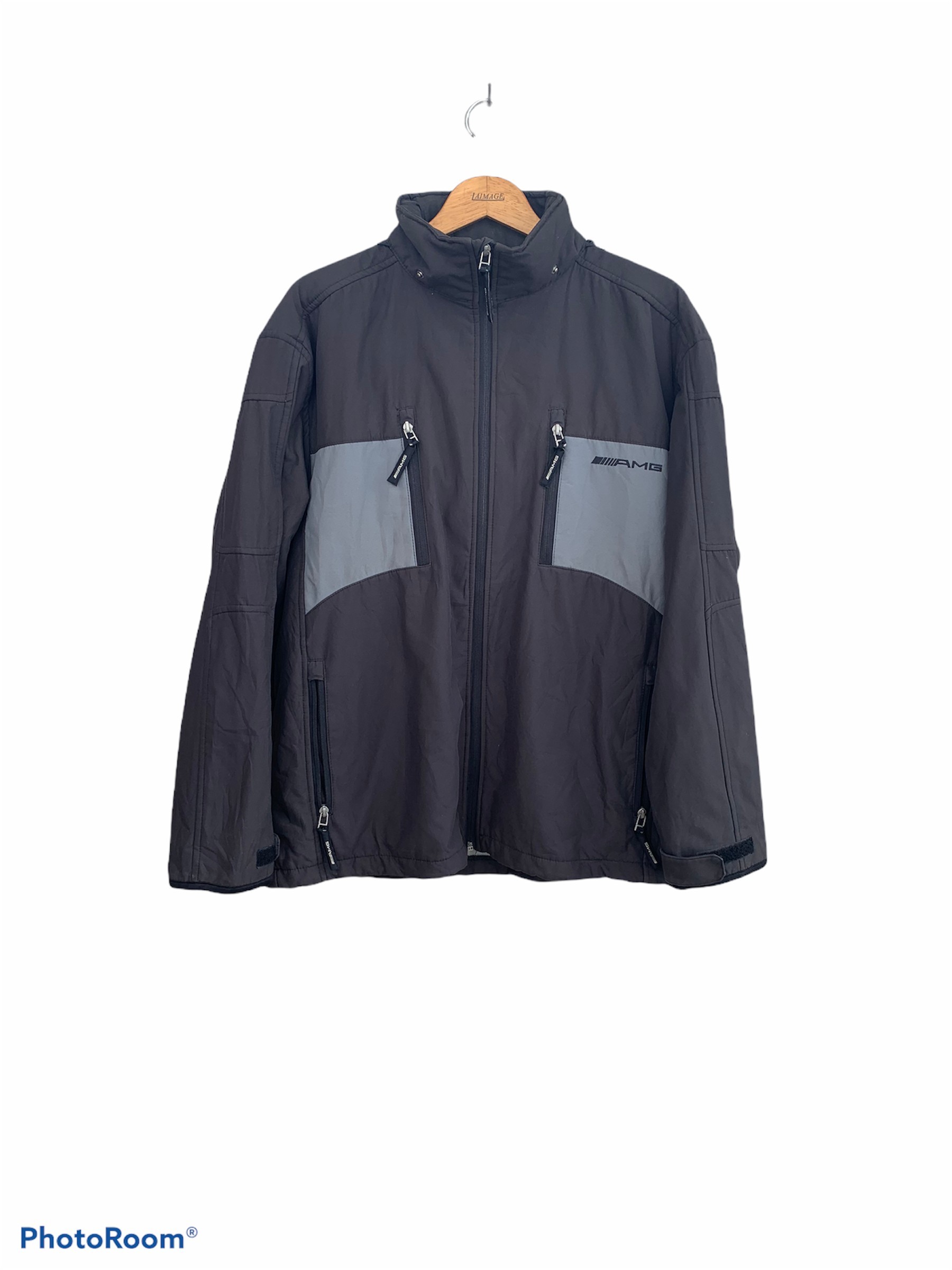 Racing - Vintage AMG Mercedes Hoodie Jacket - 3