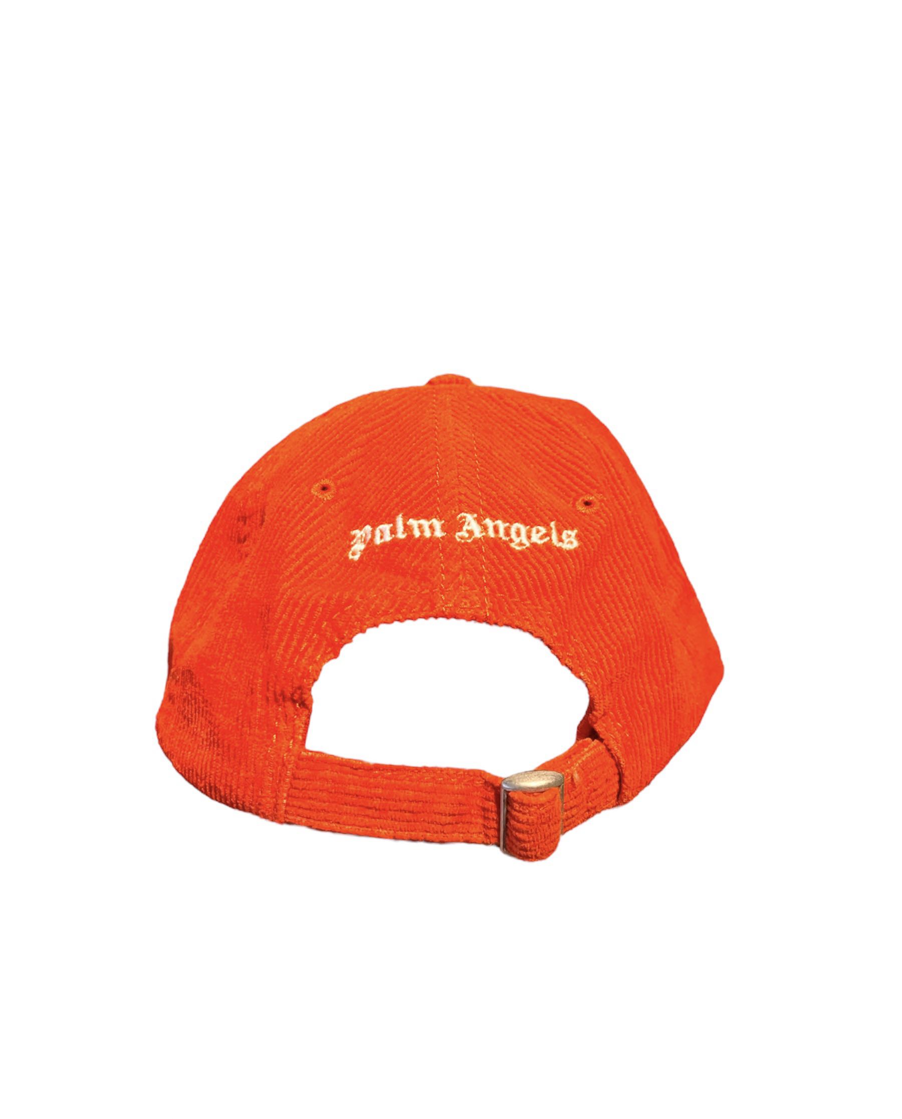 Palm Angels orange corduroy cap - 3