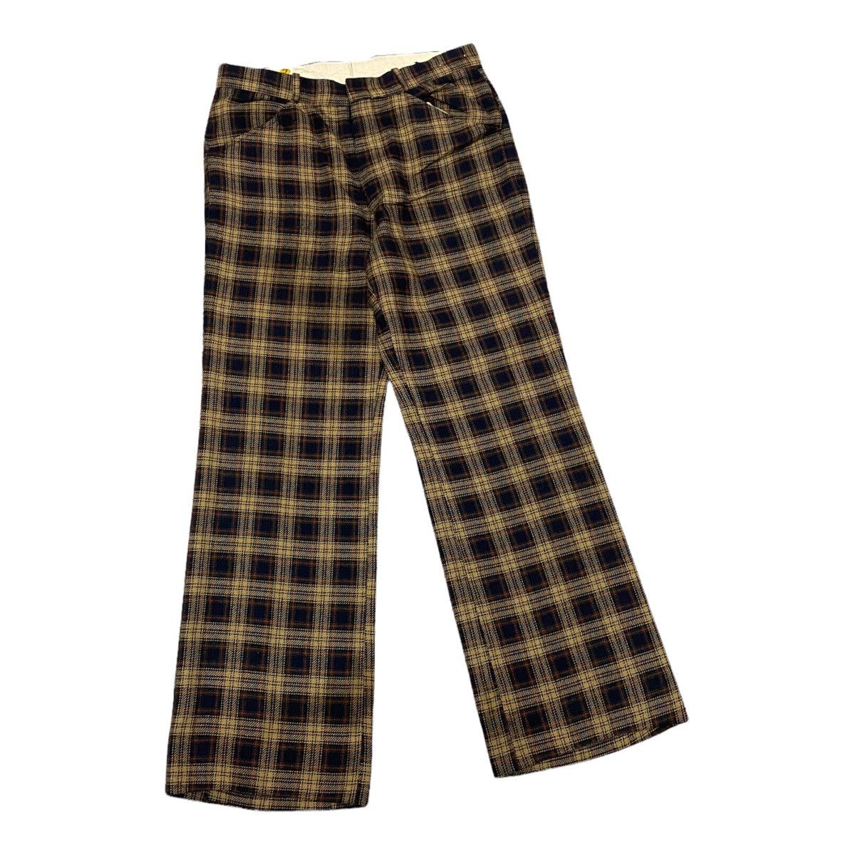 Archival Clothing - 🔥FARAH AW1998 CHECKED PLAID WOOL PANTS MADE IN ITALY - 3