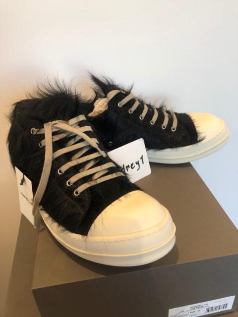 Rick Owens *Final Drop* Rick Owens FW21 Calf Hair Pony Ramones fur low