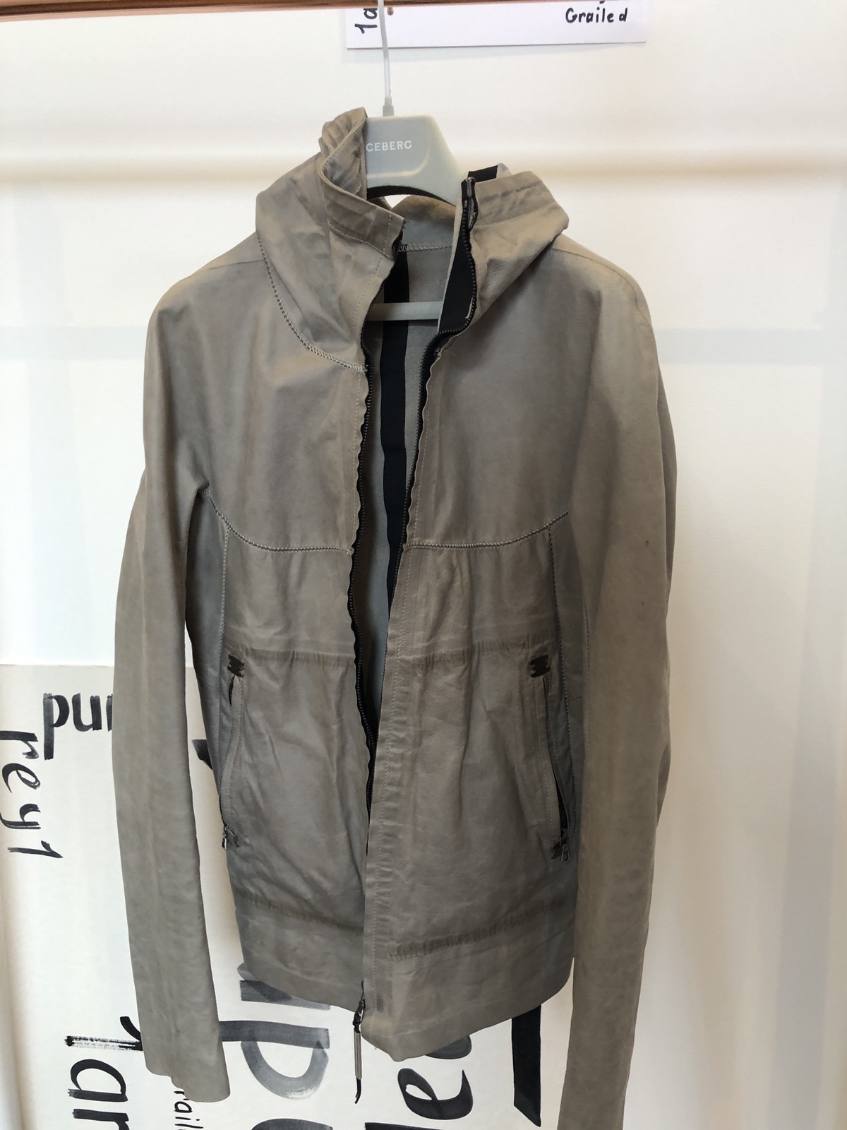 Isaac Sellam leather hood jacket - 2