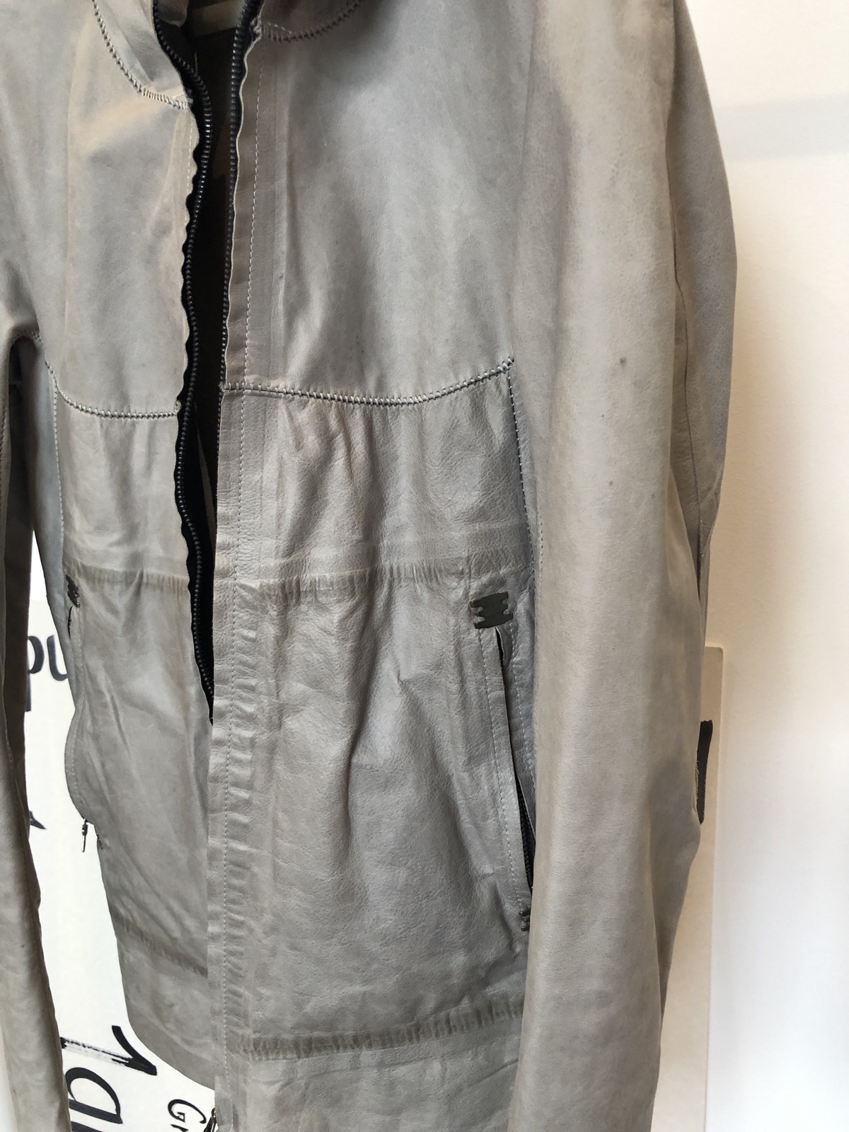 Isaac Sellam leather hood jacket - 4