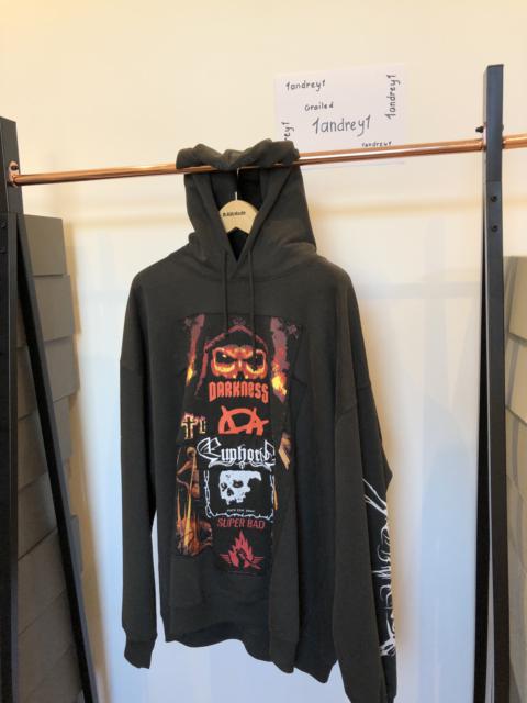 VETEMENTS VETEMENTS RARE metal patch hoodie NEW