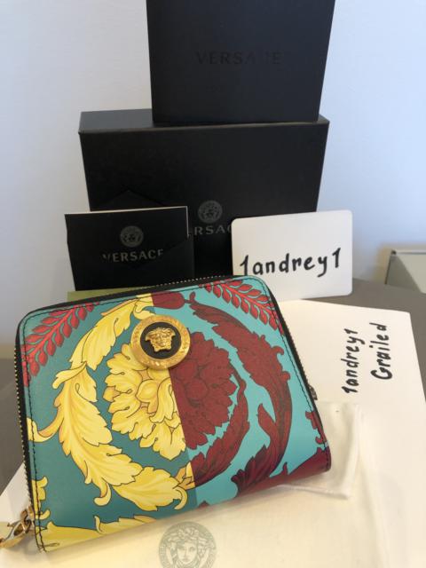 VERSACE Versace Barocco Leather Medusa wallet