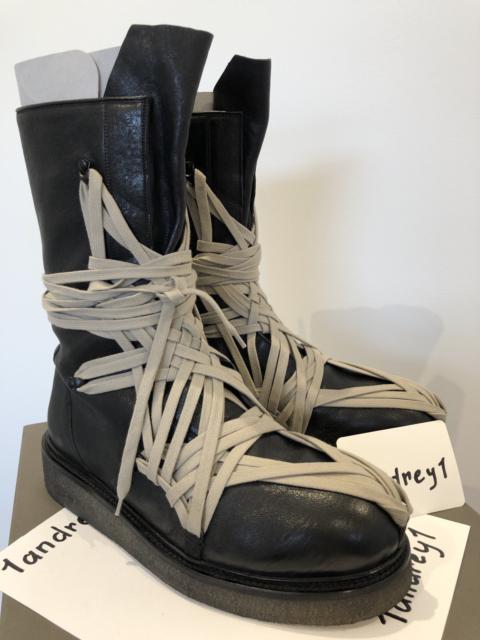 Rick Owens Rick Owens Tecuatl Army MEGA LACE boots