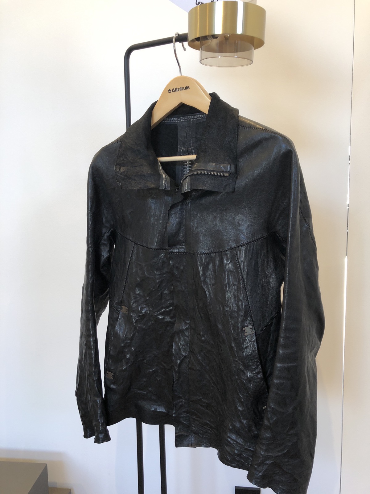 Isaac Sellam creased leather jacket - 23