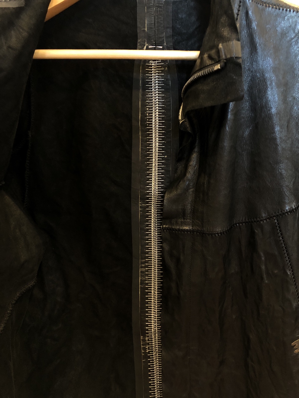 Isaac Sellam creased leather jacket - 10