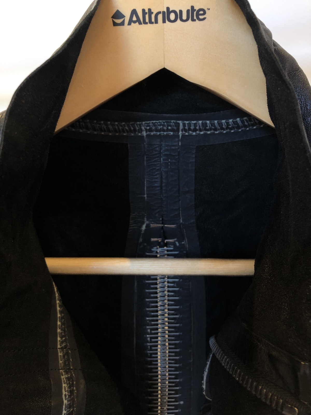 Isaac Sellam creased leather jacket - 4