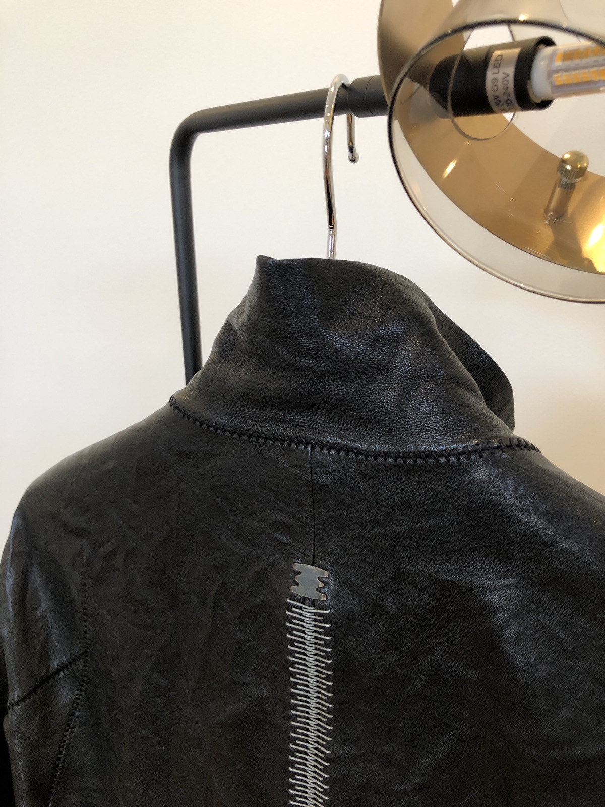Isaac Sellam creased leather jacket - 18