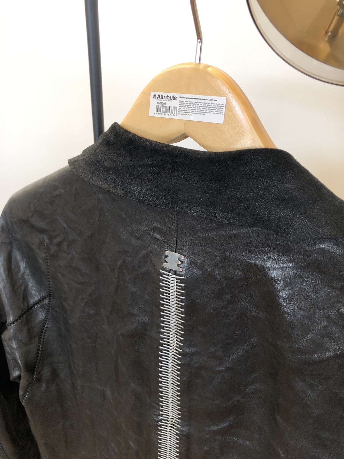 Isaac Sellam creased leather jacket - 14