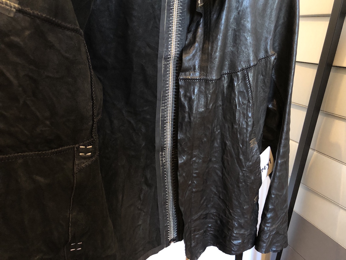 Isaac Sellam creased leather jacket - 9