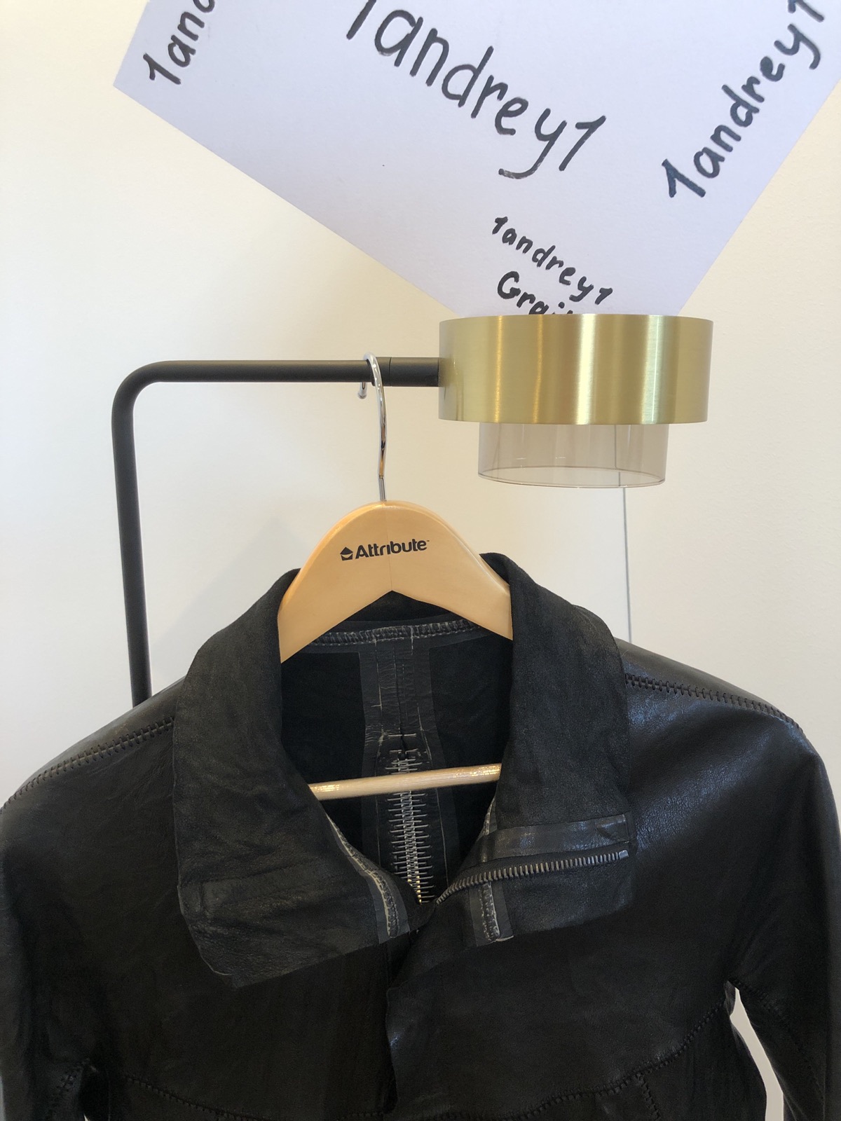 Isaac Sellam creased leather jacket - 22
