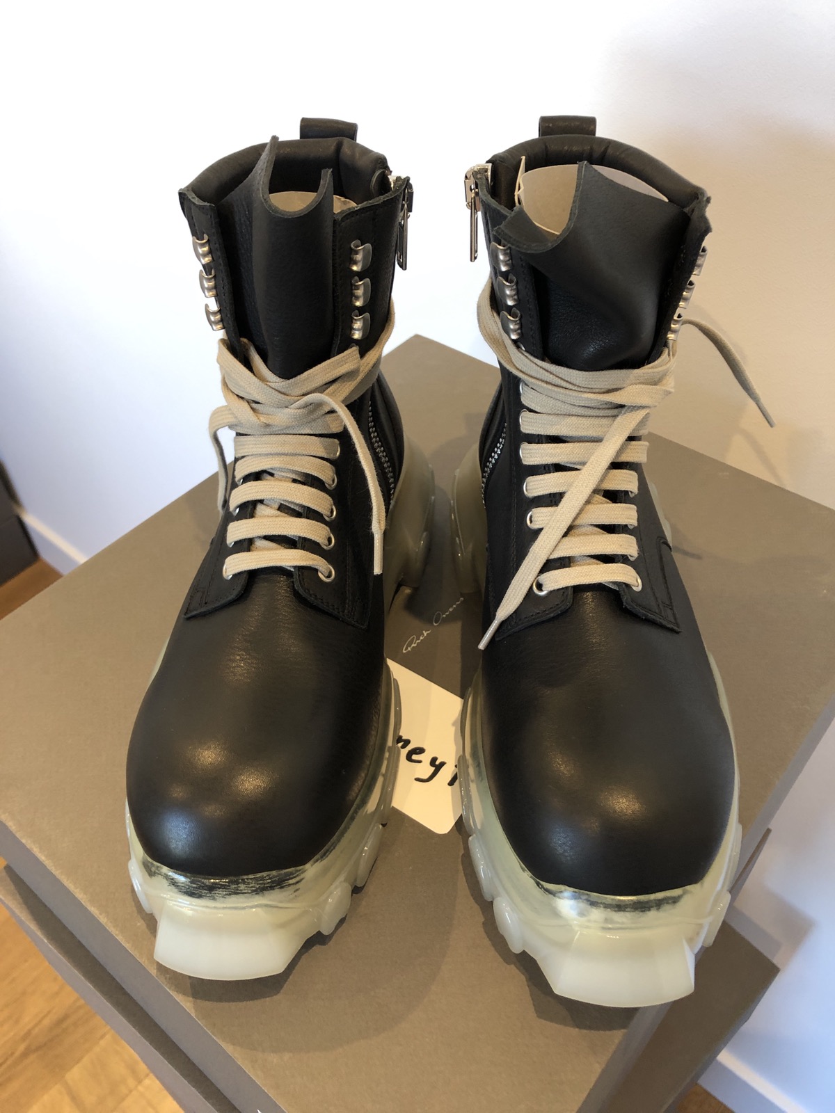 Rick Owens Bozo Tractor Army Boots