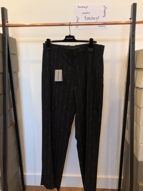 BALENCIAGA Balenciaga signature logo pants