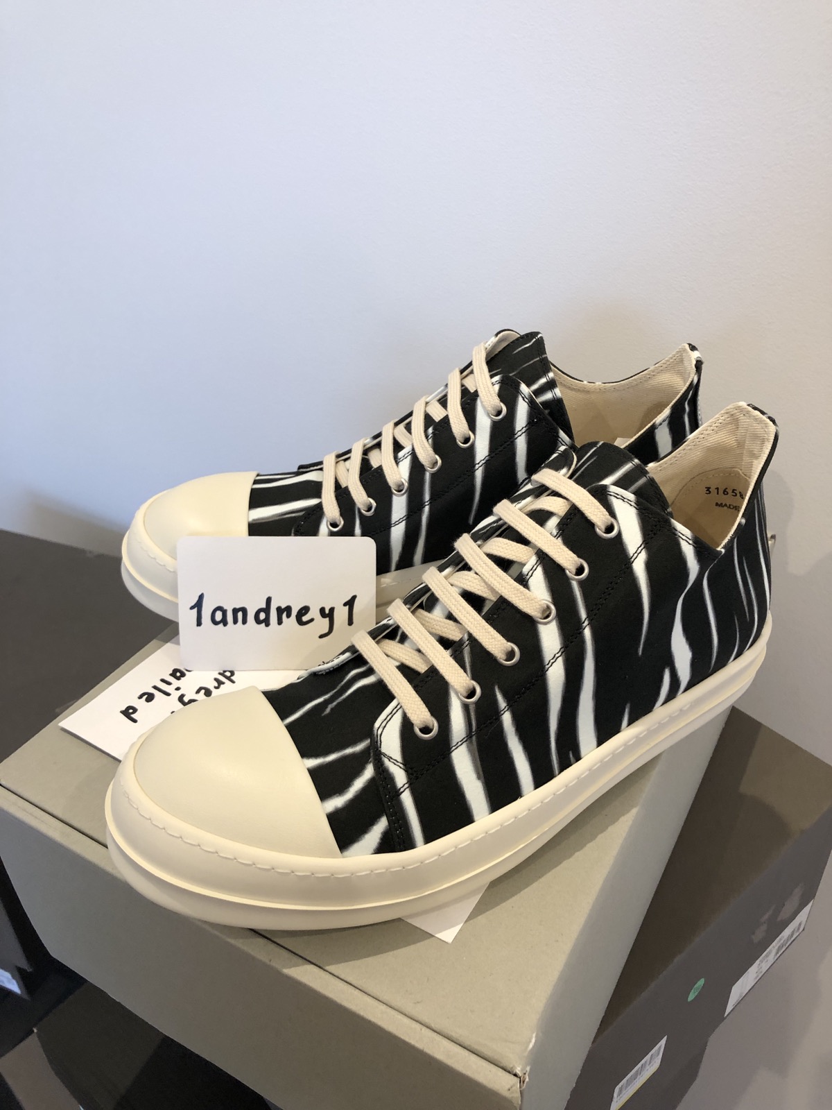 Rick Owens Rick Owens DRKSHDW Ramones zebra new 42 | _1andrey1