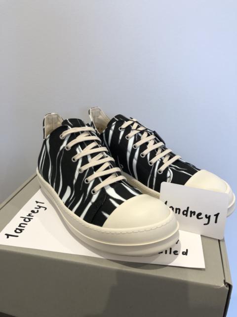 Rick Owens *Final Drop* Rick Owens DRKSHDW Ramones zebra 44 NEW