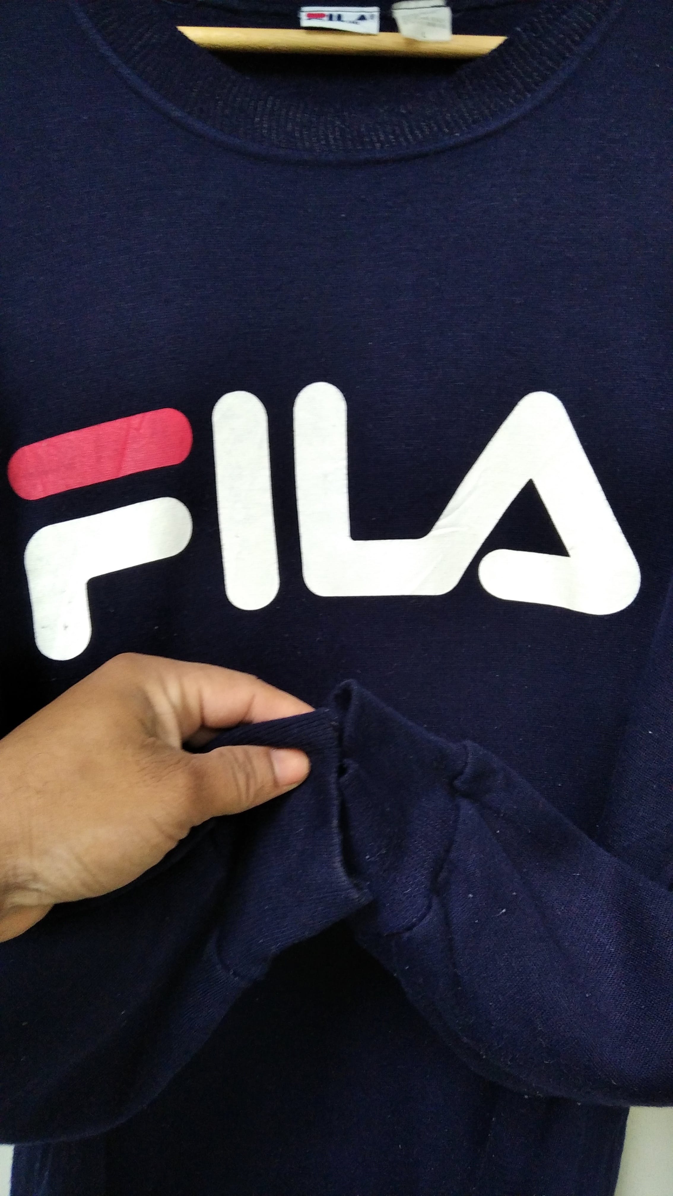 Vintage Fila Big Logo Crewneck Sweatshirt - 3
