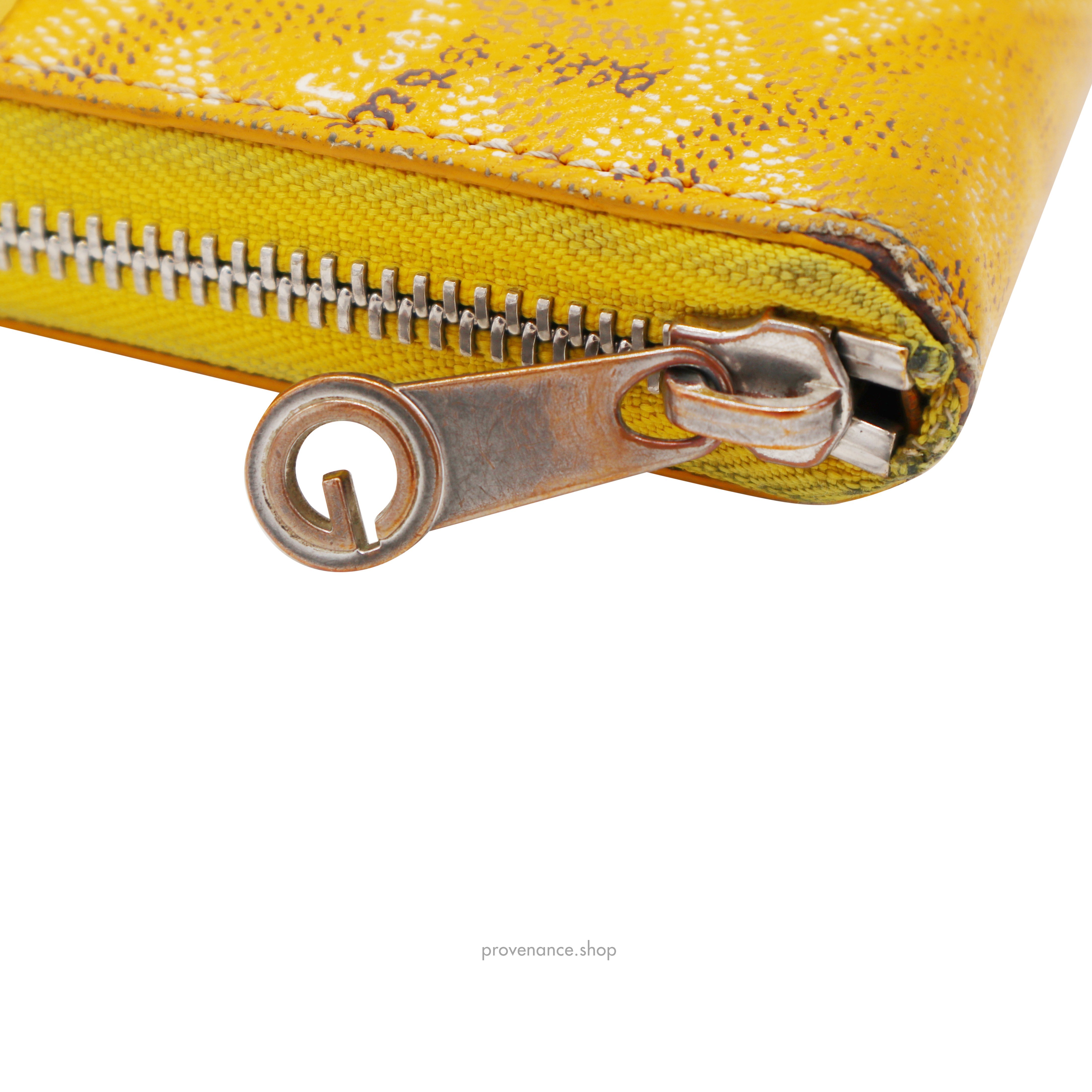 Goyard Matignon Zipped Wallet - Yellow Goyardine - 6