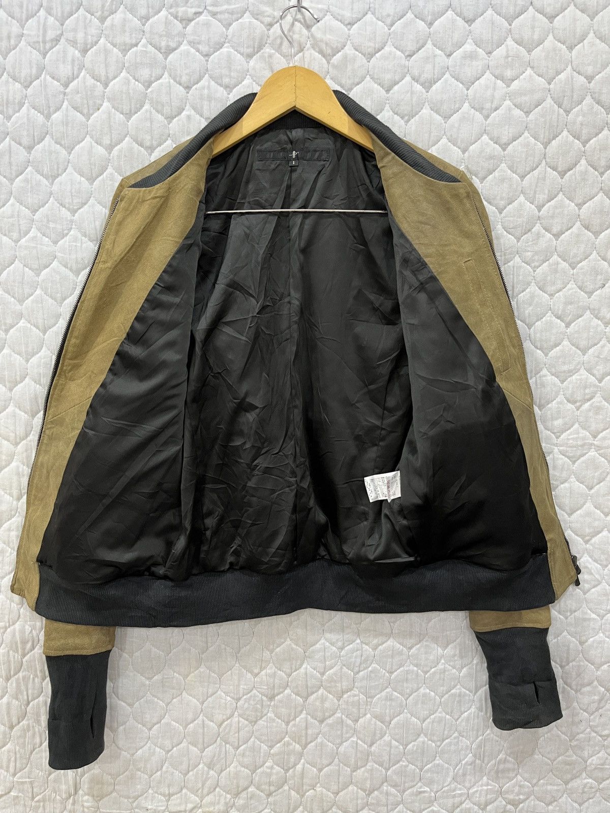 (Ww). NO ID JAPANESE HYPEBEAST SUEDE LEATHER JACKET - 5