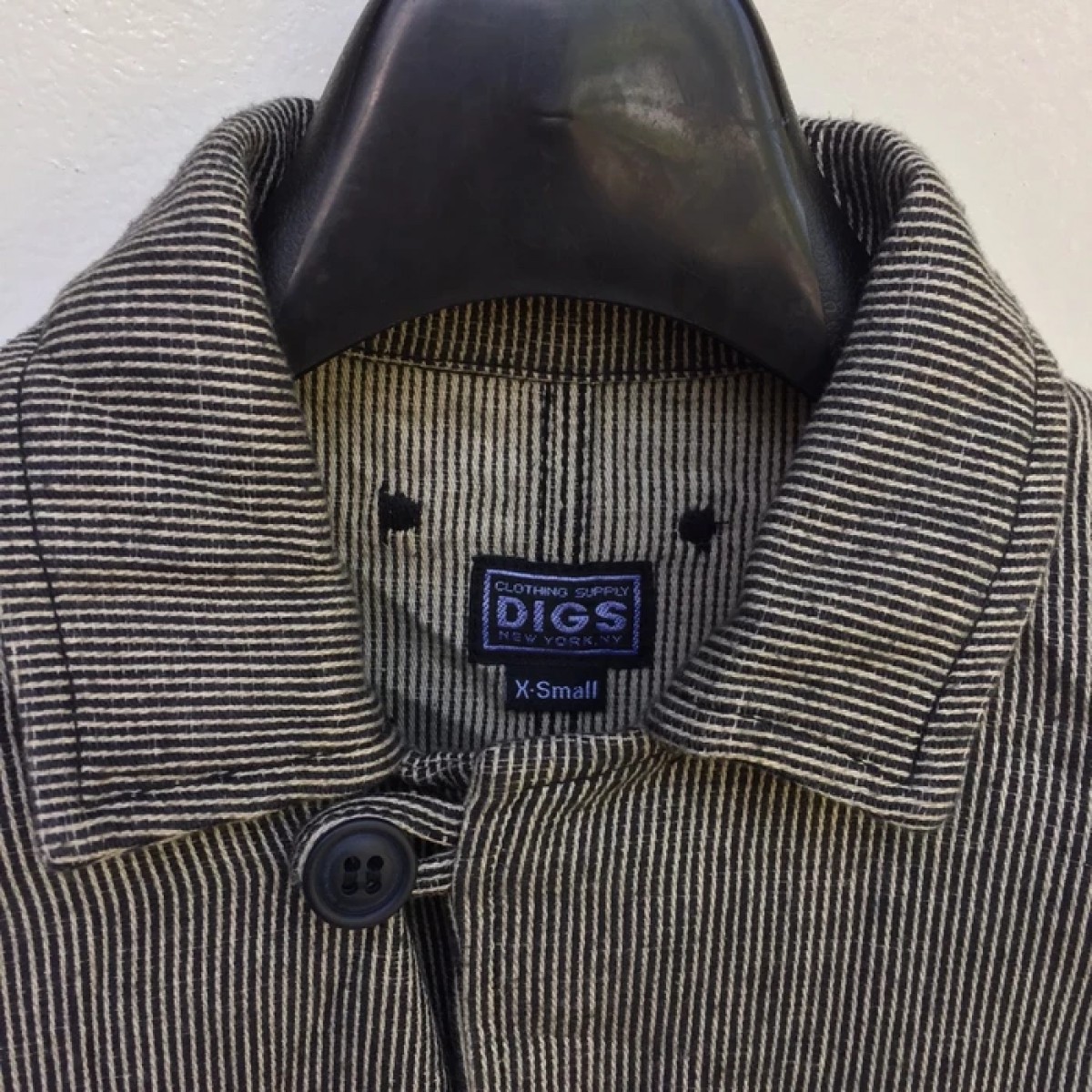 Post Overalls - Digs New York Hickory pinstripe worker jacket - 3