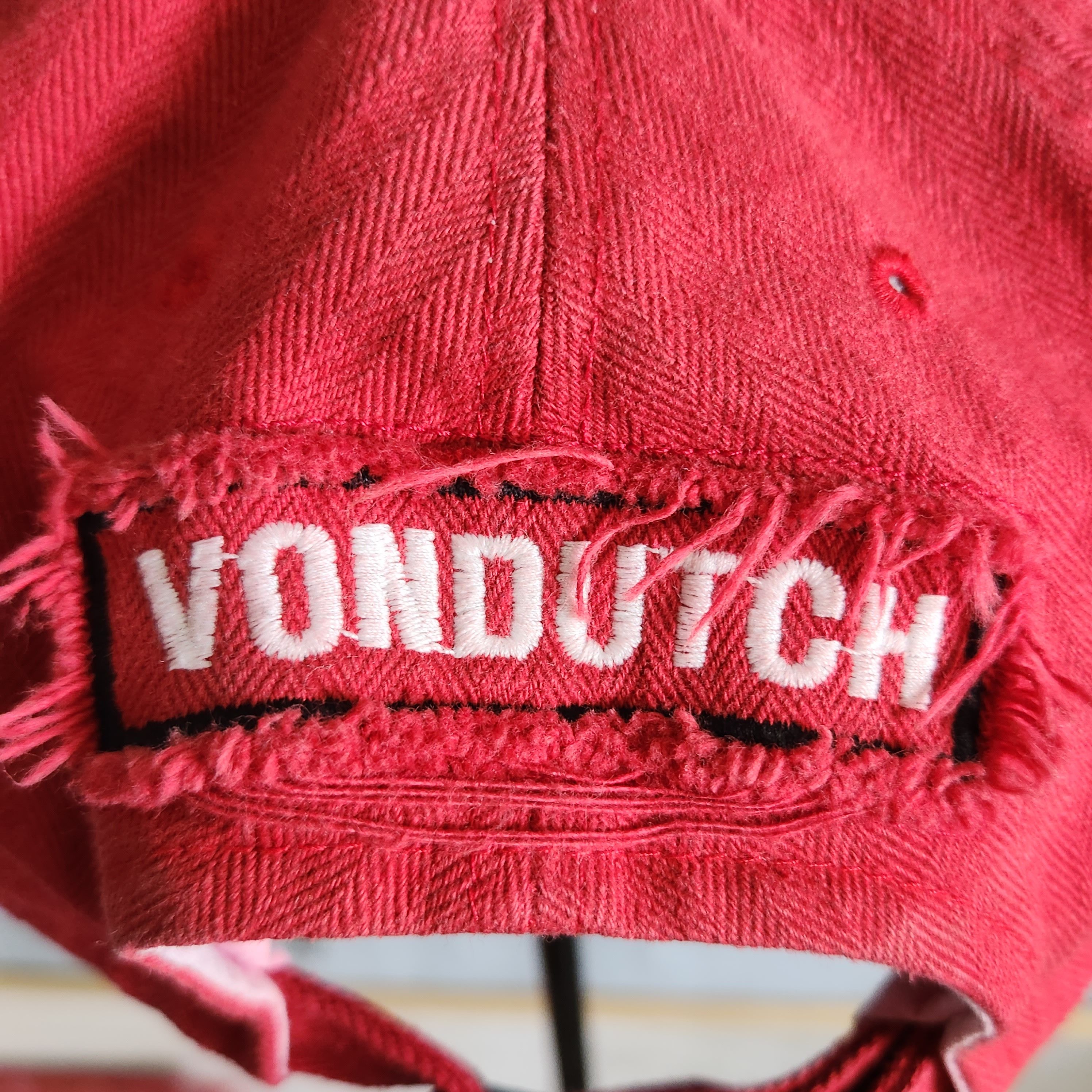 Vintage Von Dutch Kustommade Originals Cap Red In Color - 9