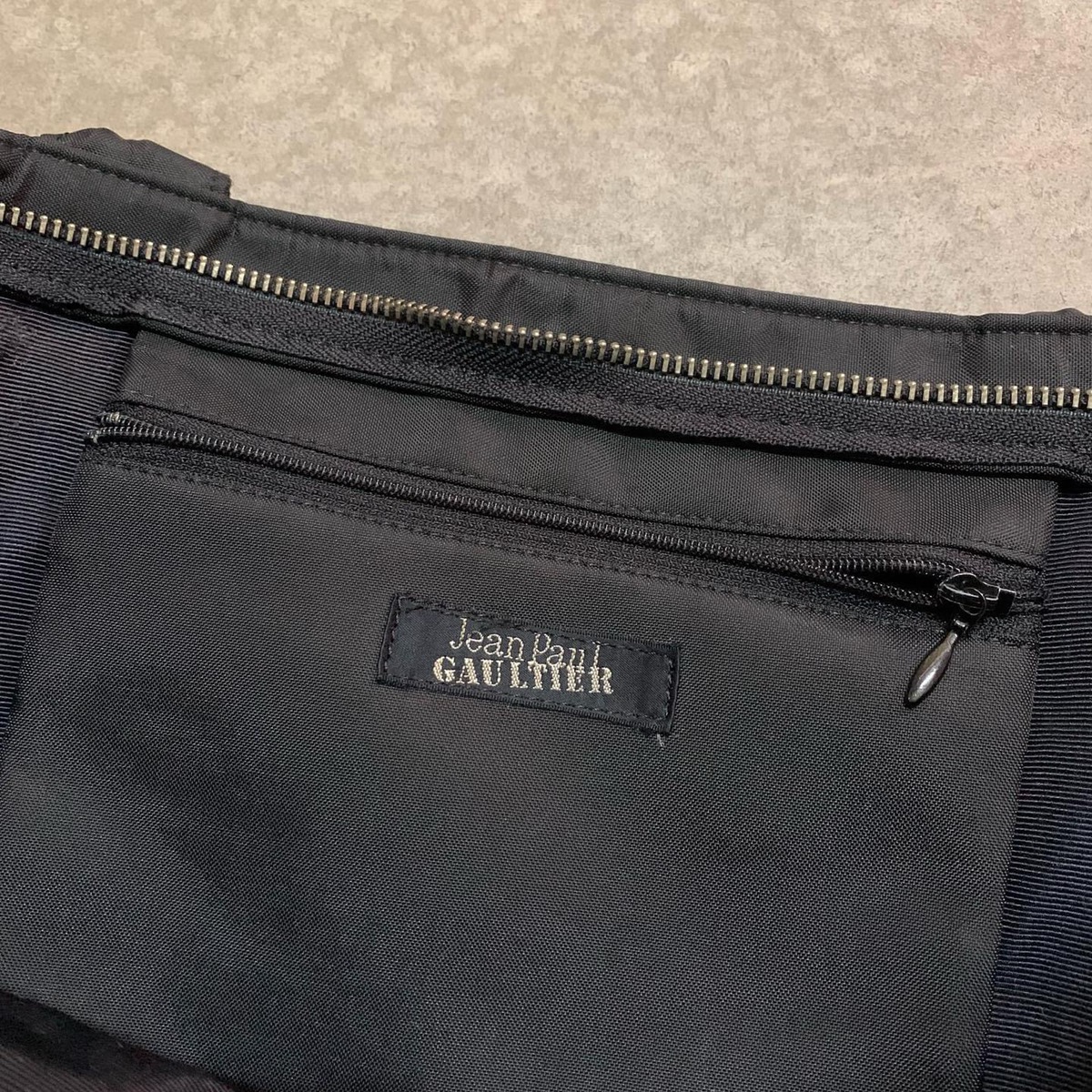 Jean Paul Gaultier Logo Velvet Devore Bag - 9