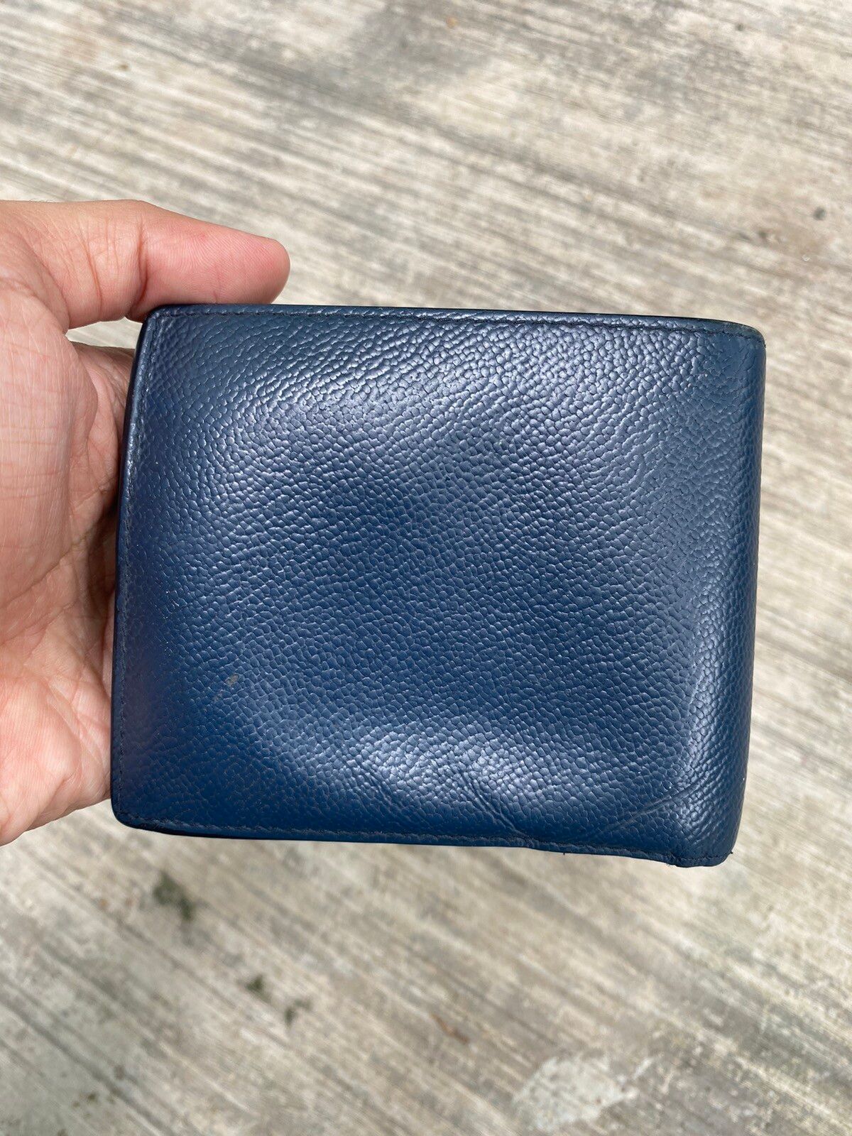 Authentic Prada Bifold Blue Men Wallet - 13