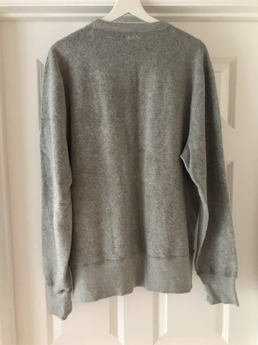 Reverse Terry Sweater Grey XL - 2