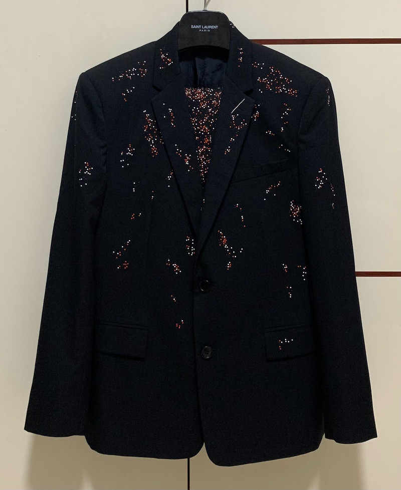 Dior Homme 17FW Black Studded Suit - 1