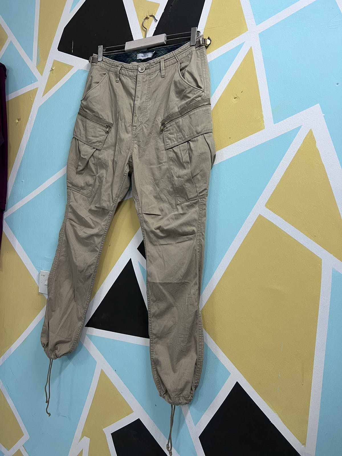 Japanese brand Nonnative parachute Cargo trousers pants - 6
