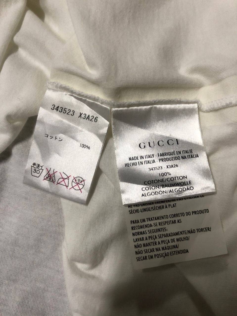Authentic✅Gucci Basic Tee Made In Italy - 6