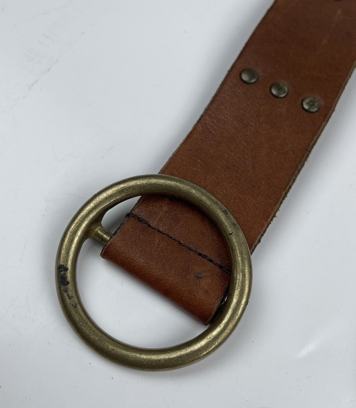 Genuine Leather - studded leather belt tc22 - 8