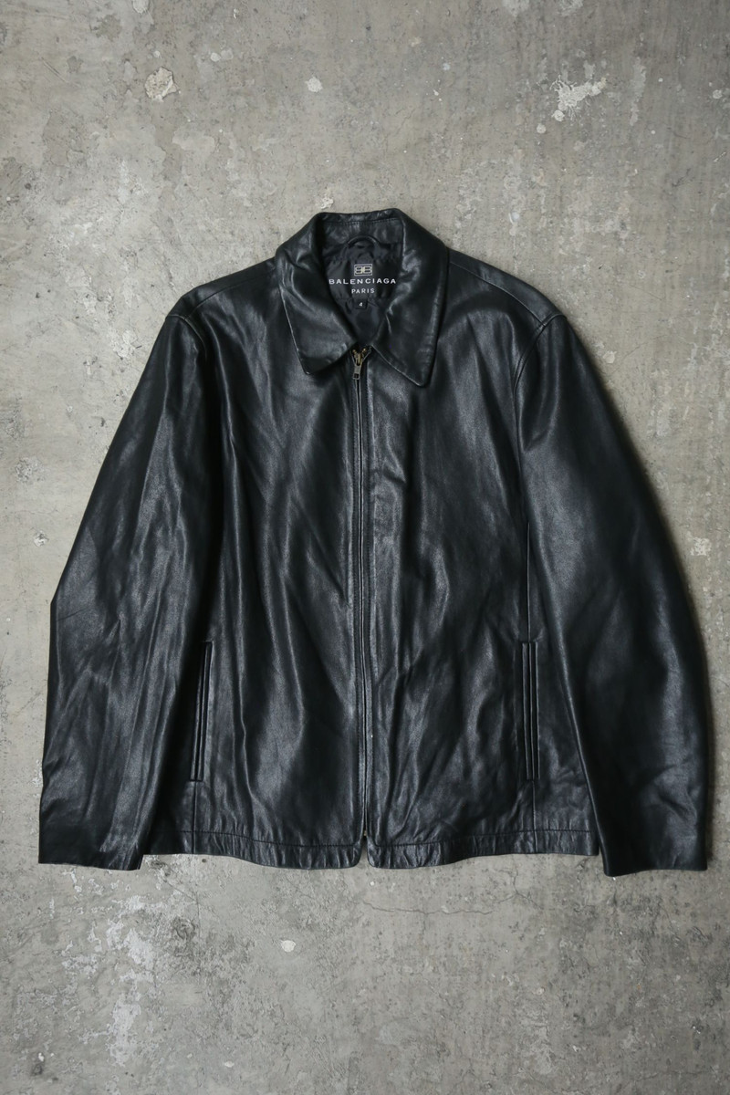 Balenciaga - Vintage - Zip-Up Leather Jacket - 1