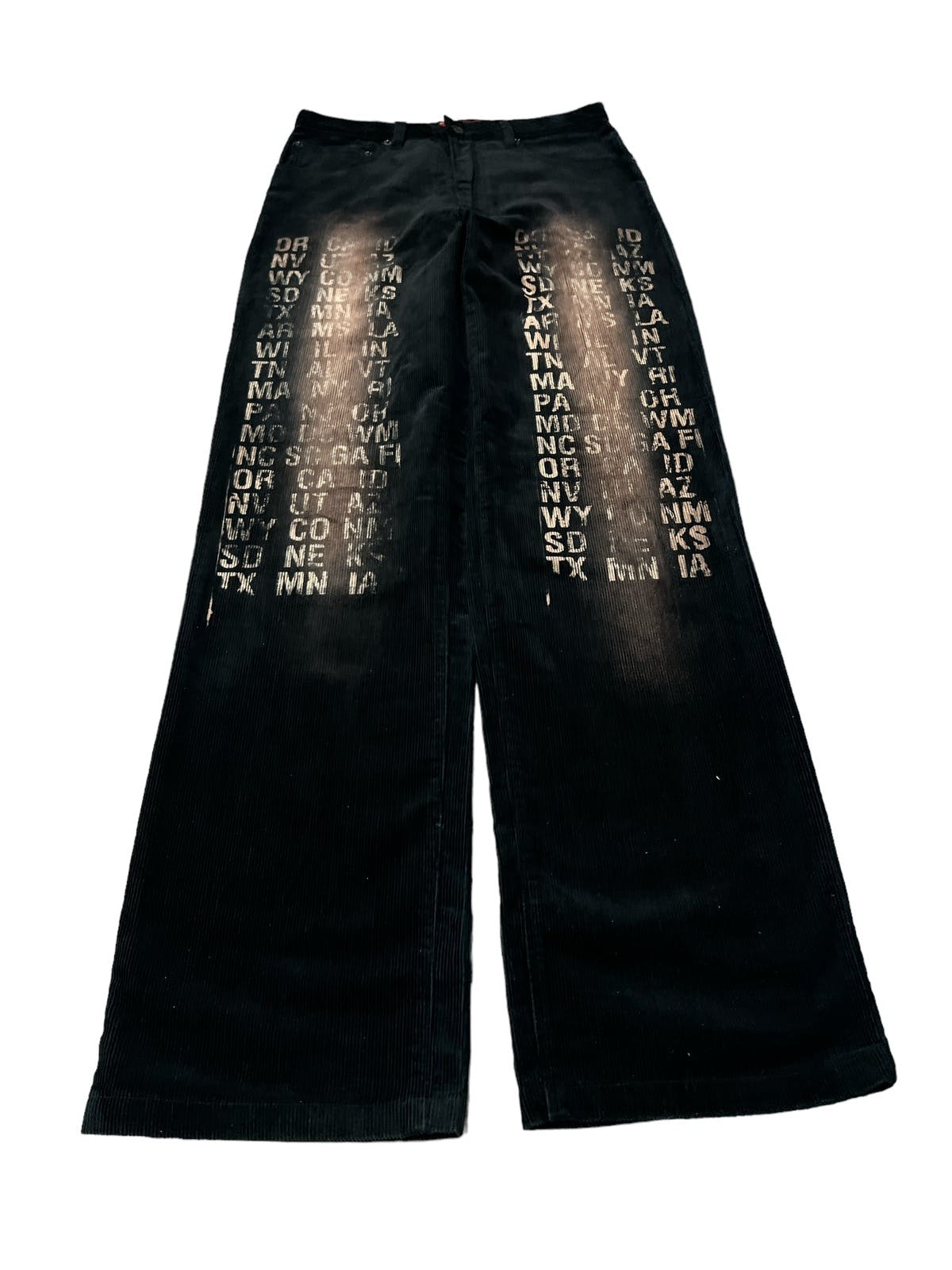 Vintage - BLACK FADED NYLAUS CODUROY PANT - 4