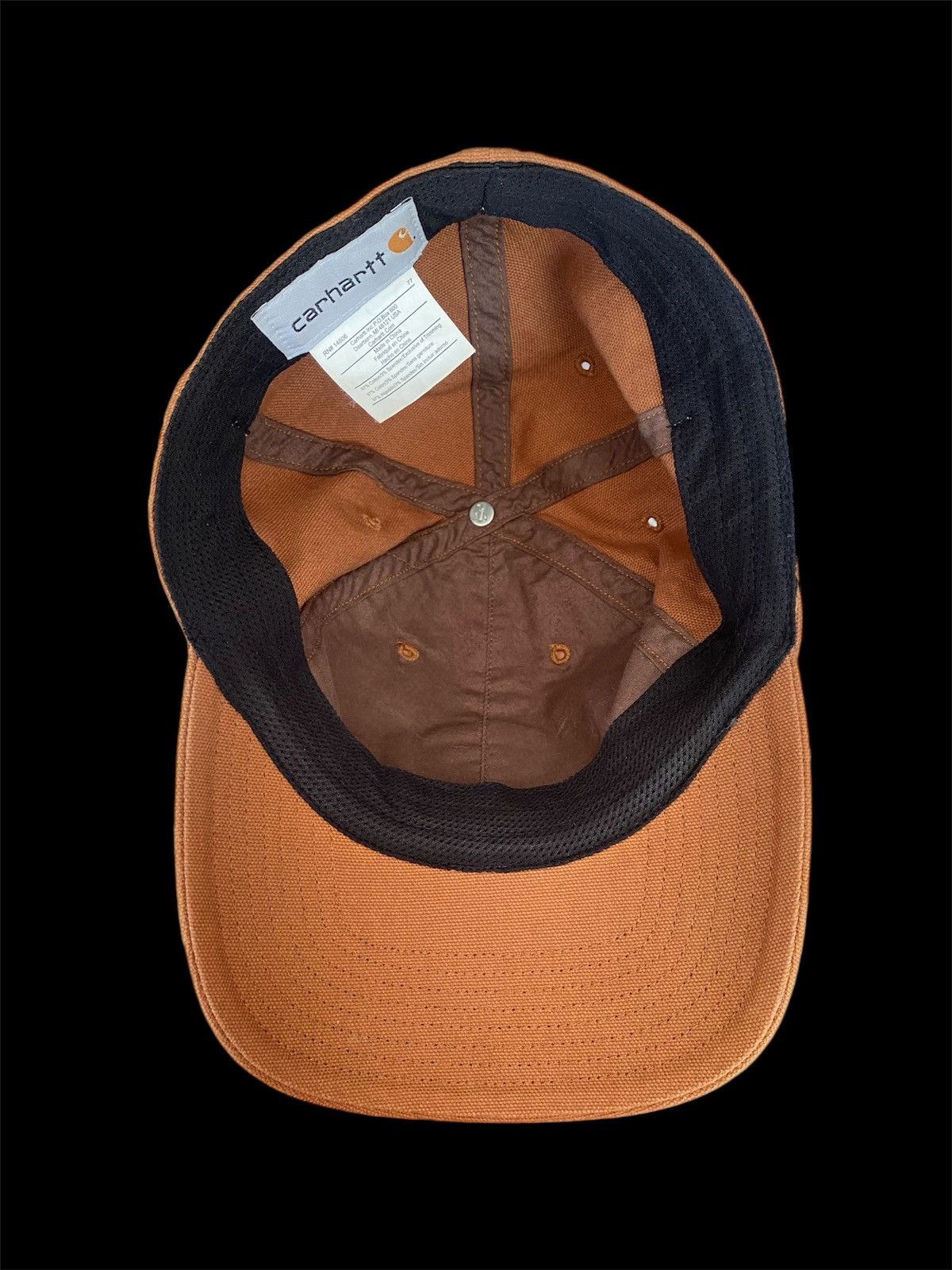 Carhartt Cap Hat Work Flex Canvas Cap A146 BRN - 4