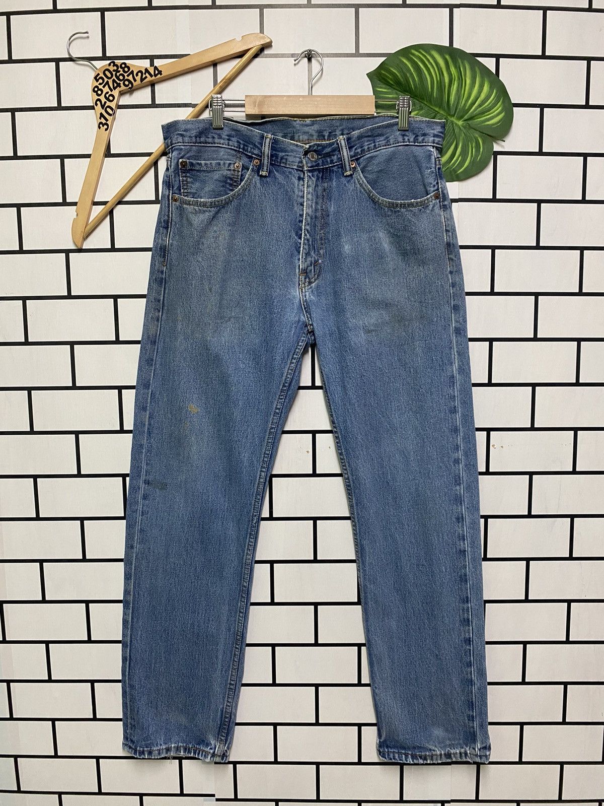 Vintage Levis Blue Jeans -L25 - 1