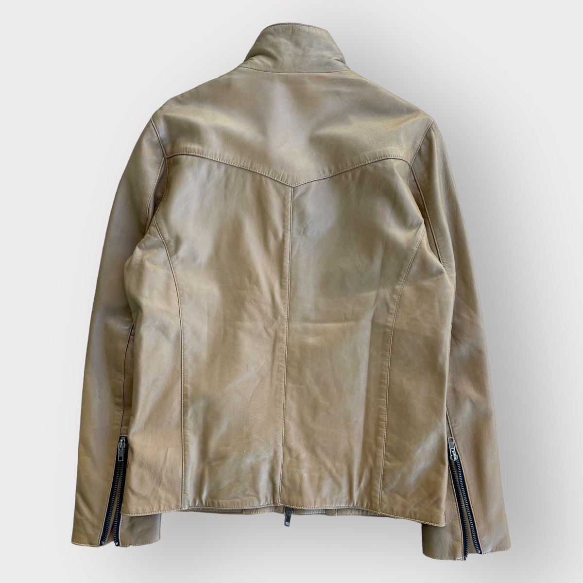 Vintage - Rick Owens Style! 00s Liugoo Japan Sheepskin Leather Jacket - 10