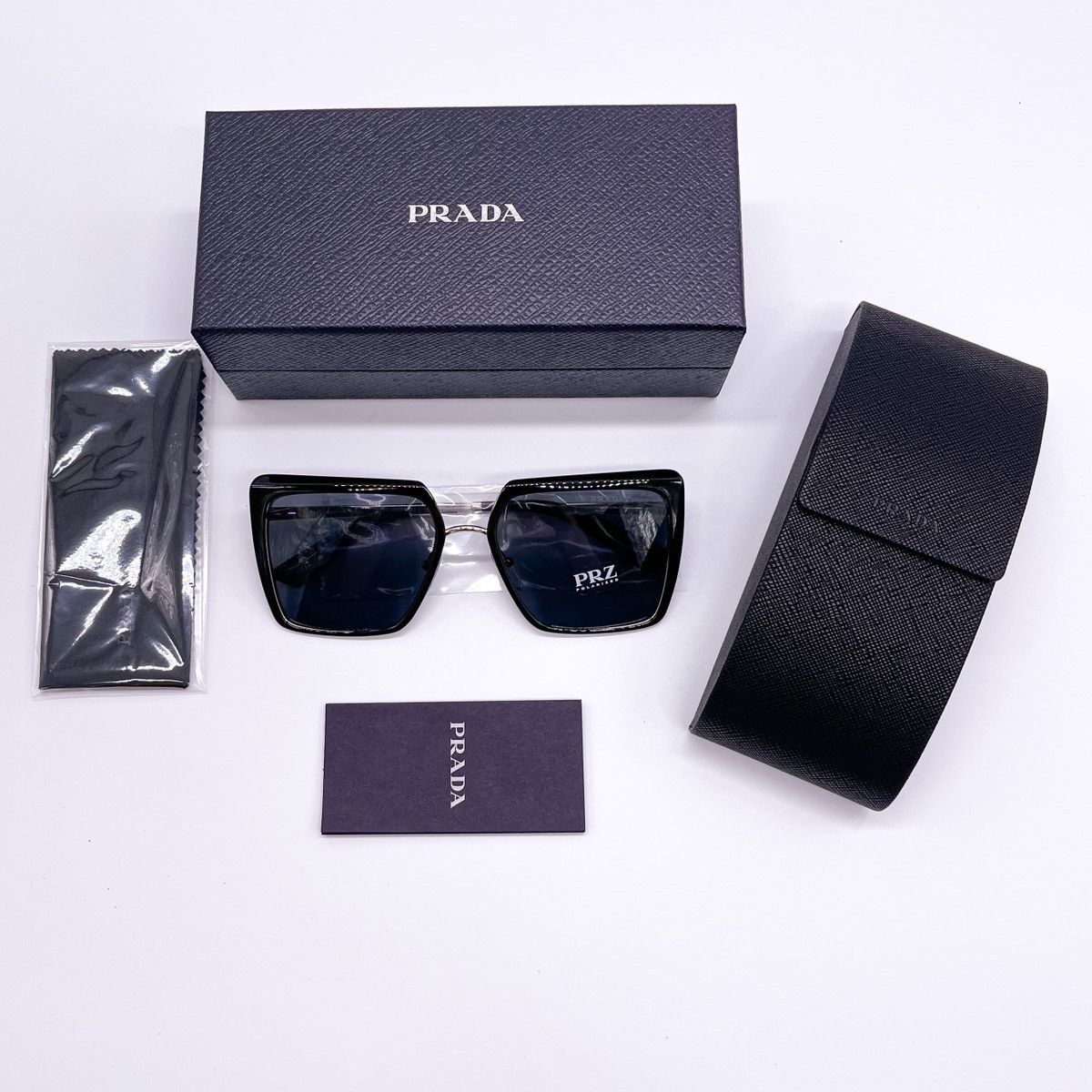 NEW PR58WS PRADA POLARIZED WOMEN’S SUNGLASSES PR58WS 1AB5Z1 - 13