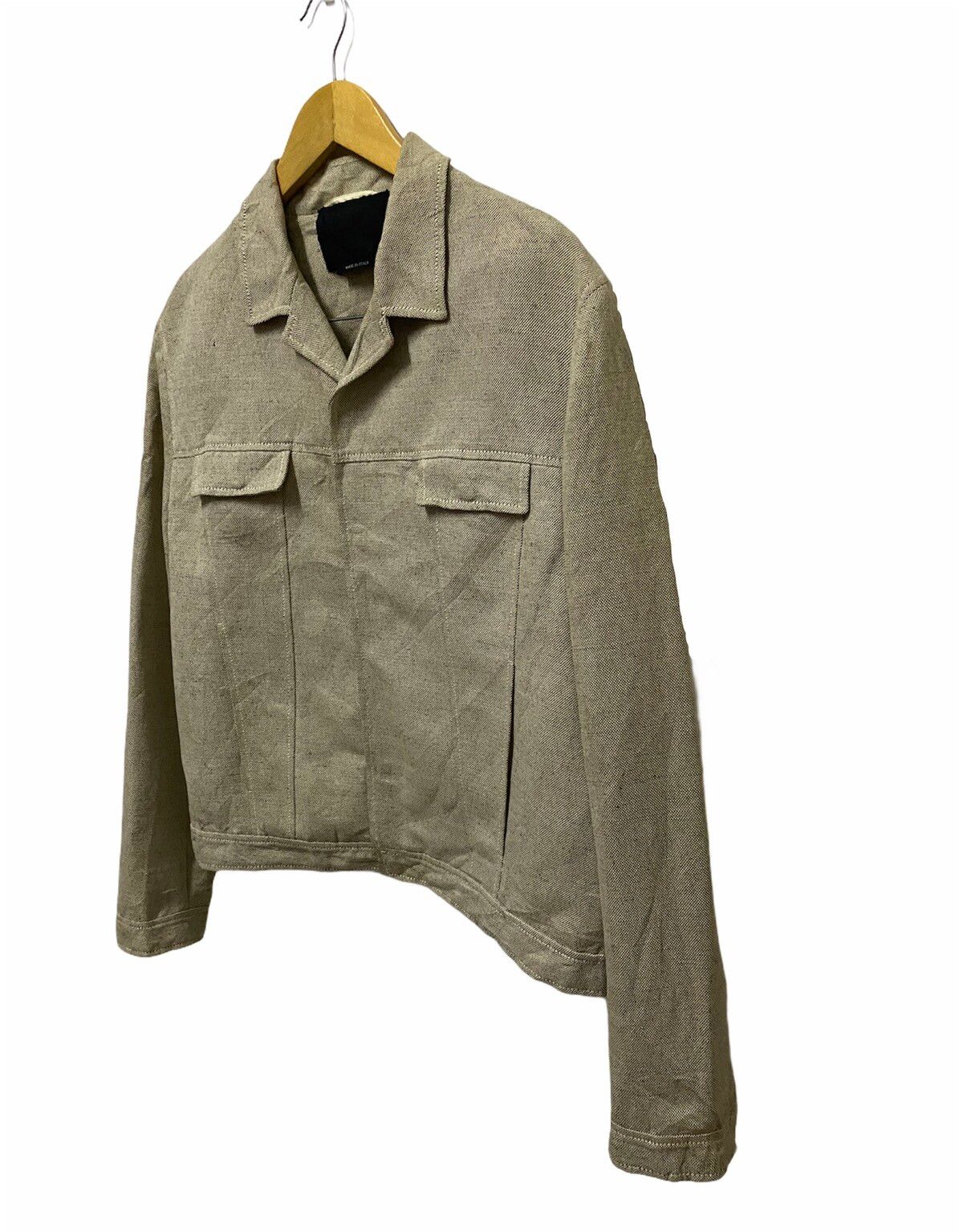Rare🔥PRADA Double Pocket Linen Jacket Italy - 5