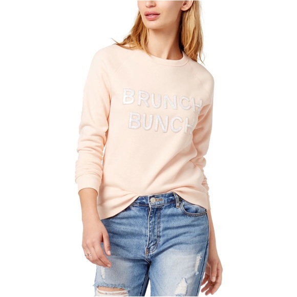 Bow & Drape Brunch Sequin Embellished Sweatshirt - 3